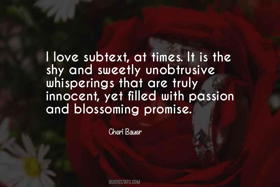 Love Blossoming Quotes #958899