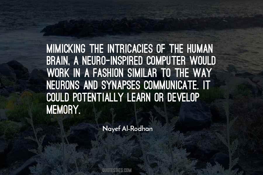Neurons And Synapses Quotes #1747503