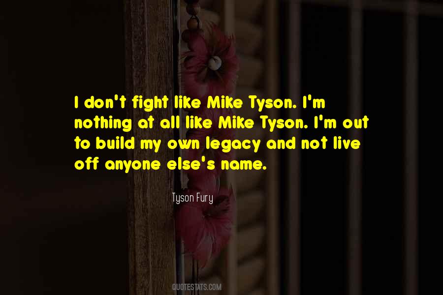 Quotes About Tyson #1042803