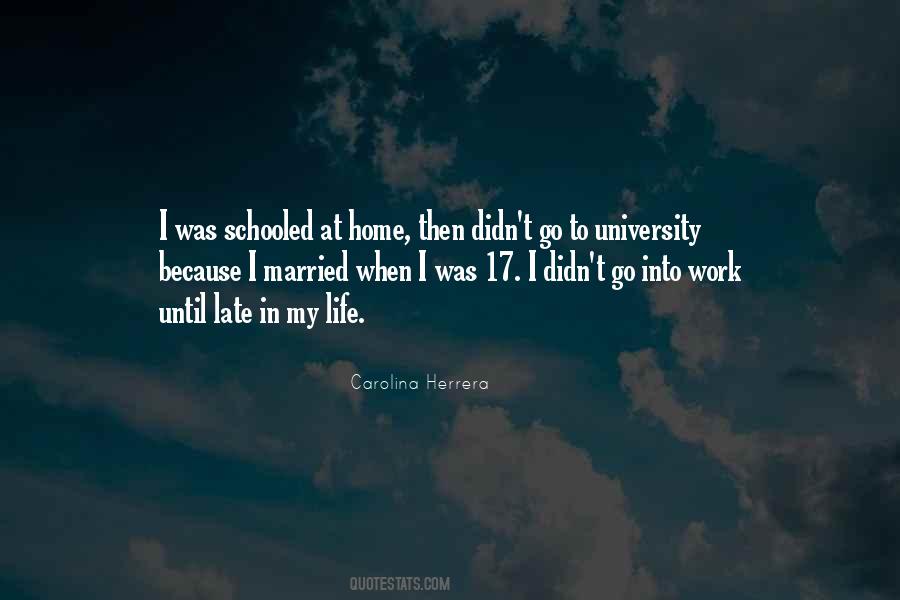 Quotes About Going Home Late #260352