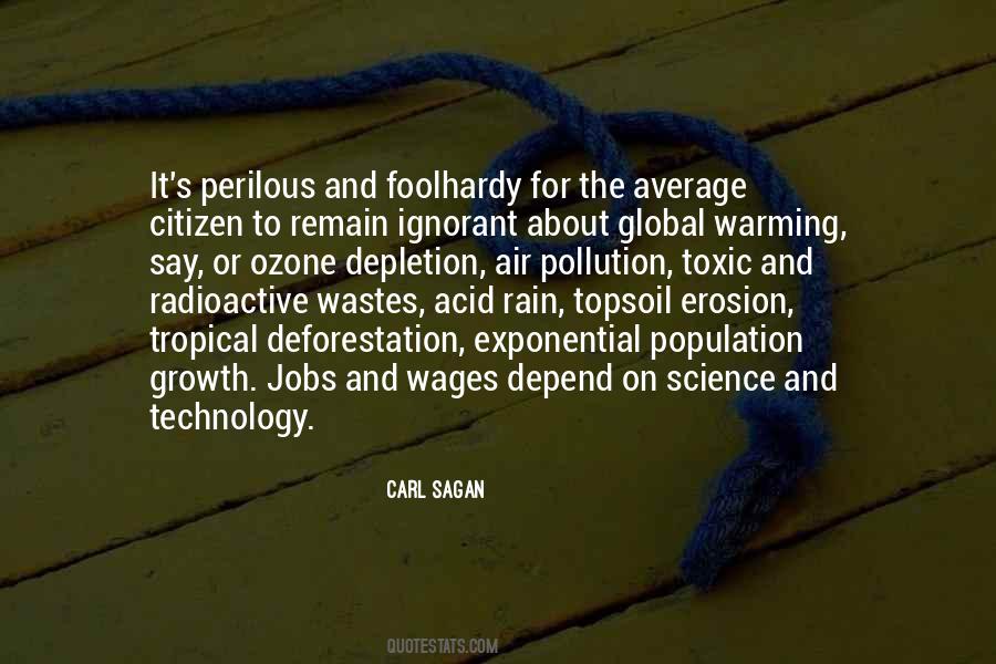 Quotes About Ozone Depletion #1716995