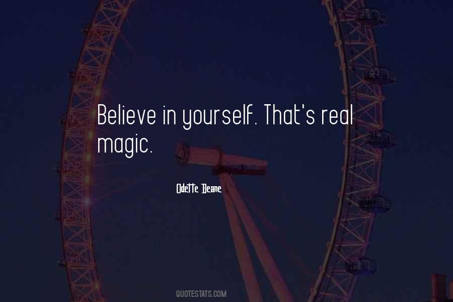 Quotes About Real Magic #153454