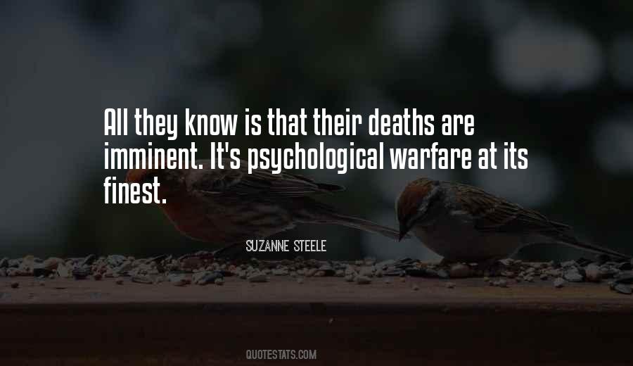 Quotes About Psychological Warfare #1595364