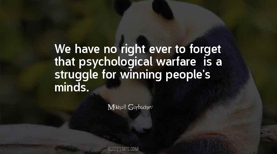 Quotes About Psychological Warfare #1707486