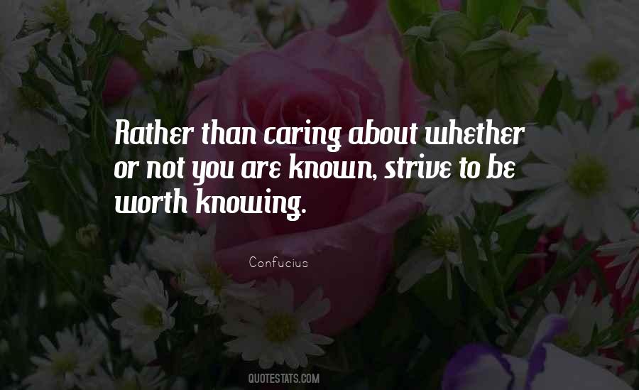 Quotes About You Not Caring #296236