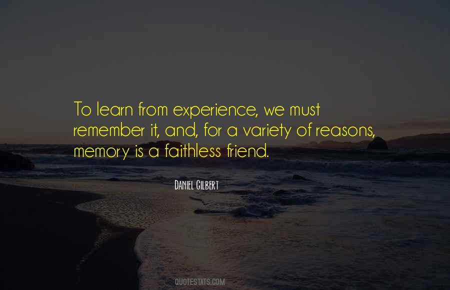 Quotes About Learn From Experience #1005239