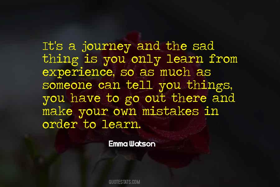 Quotes About Learn From Experience #1361807