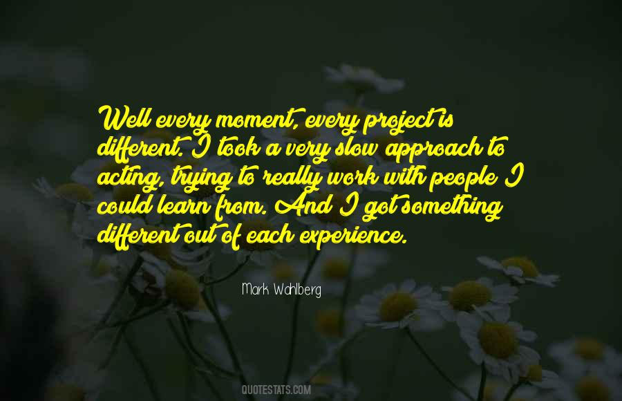 Quotes About Learn From Experience #349093