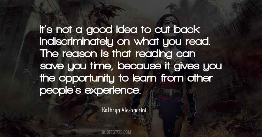 Quotes About Learn From Experience #379572