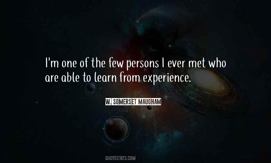 Quotes About Learn From Experience #478042