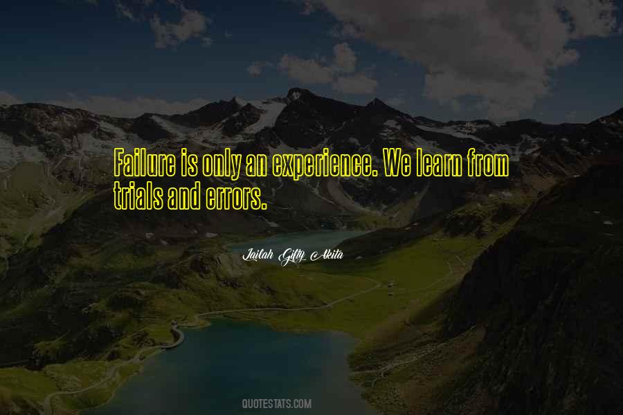 Quotes About Learn From Experience #566007
