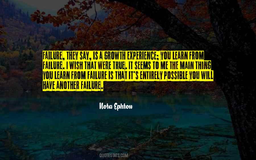Quotes About Learn From Experience #698867