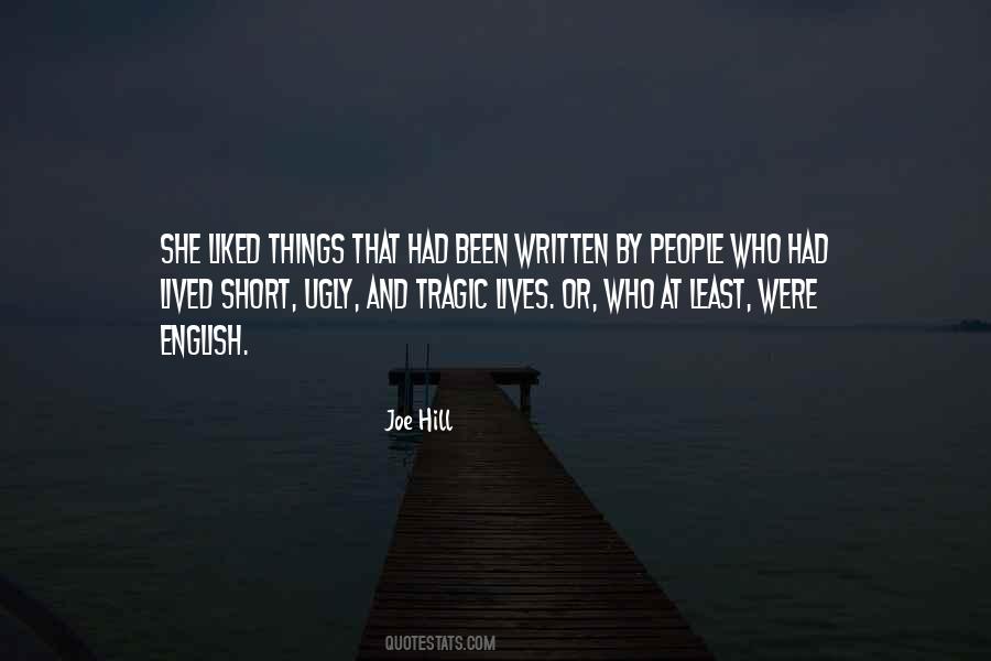 Tragic People Quotes #1407441