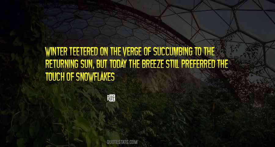 Touch Of Frost Quotes #1374312