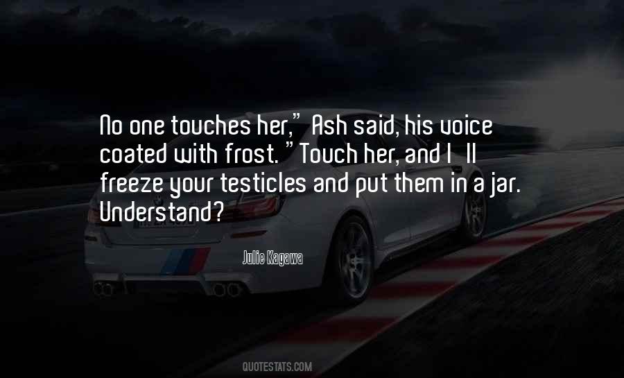 Touch Of Frost Quotes #1381709