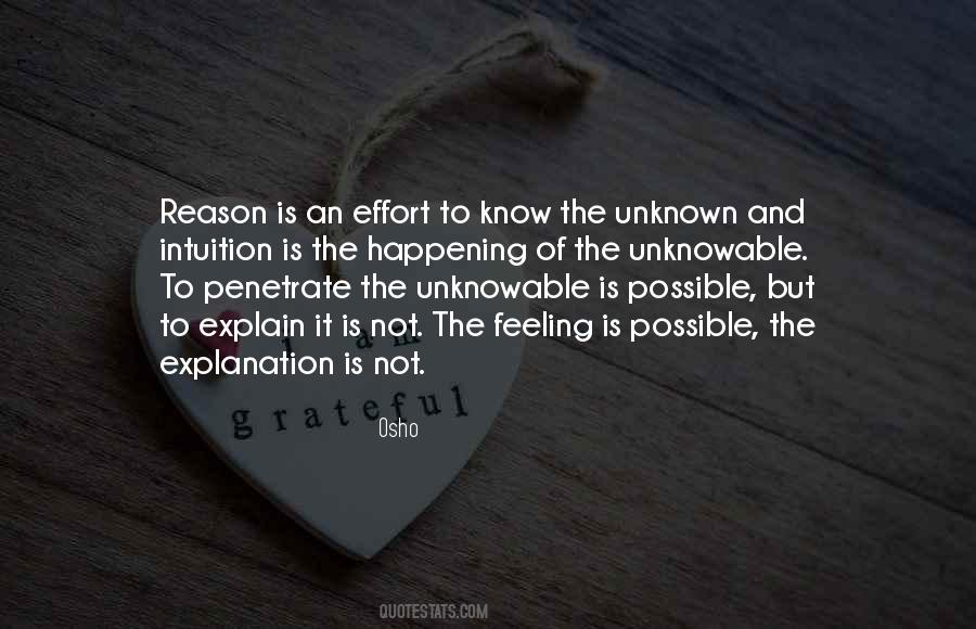 Unknown And Unknowable Quotes #1088044
