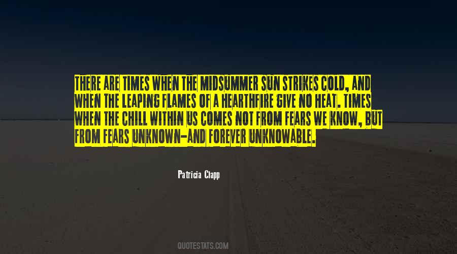 Unknown And Unknowable Quotes #1464681