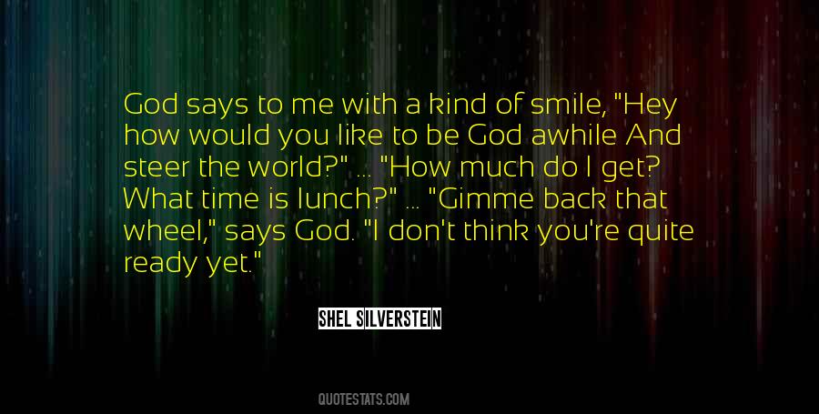 Me And God Quotes #6776