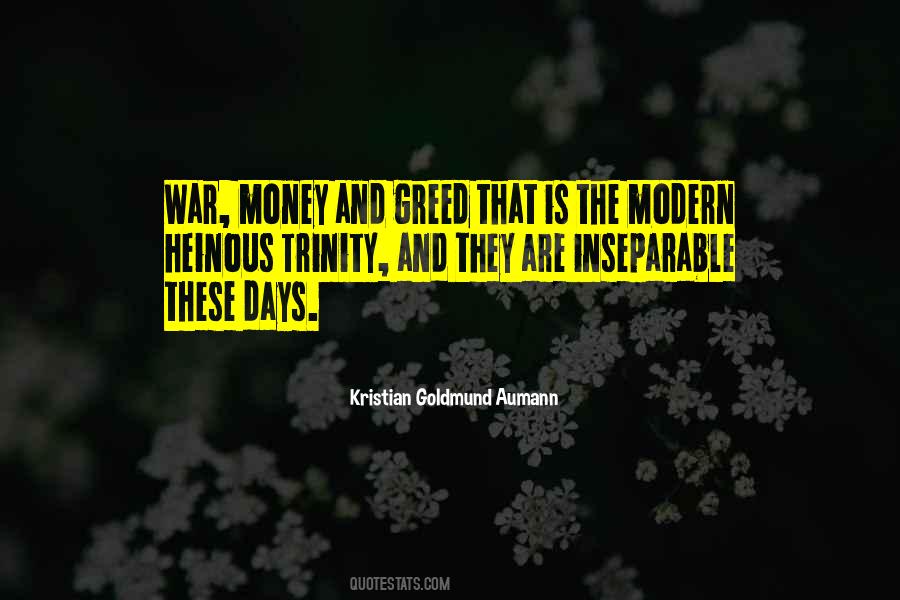 Greed And Money Quotes #1803860