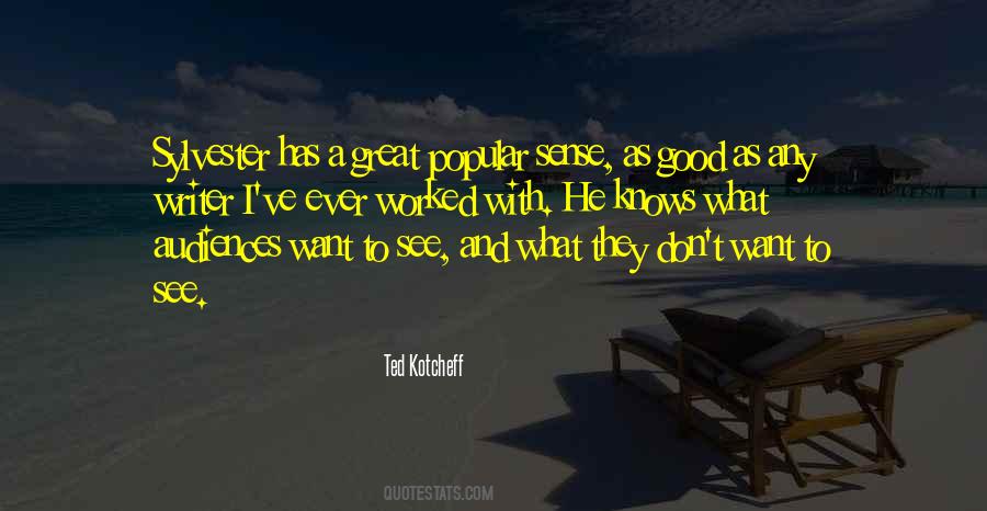 Kotcheff Quotes #54225