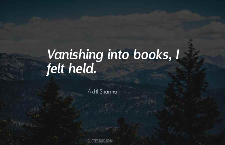 Quotes About Vanishing #1205206