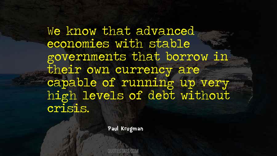 Quotes About Debt Crisis #1274910