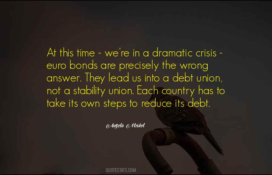 Quotes About Debt Crisis #985570