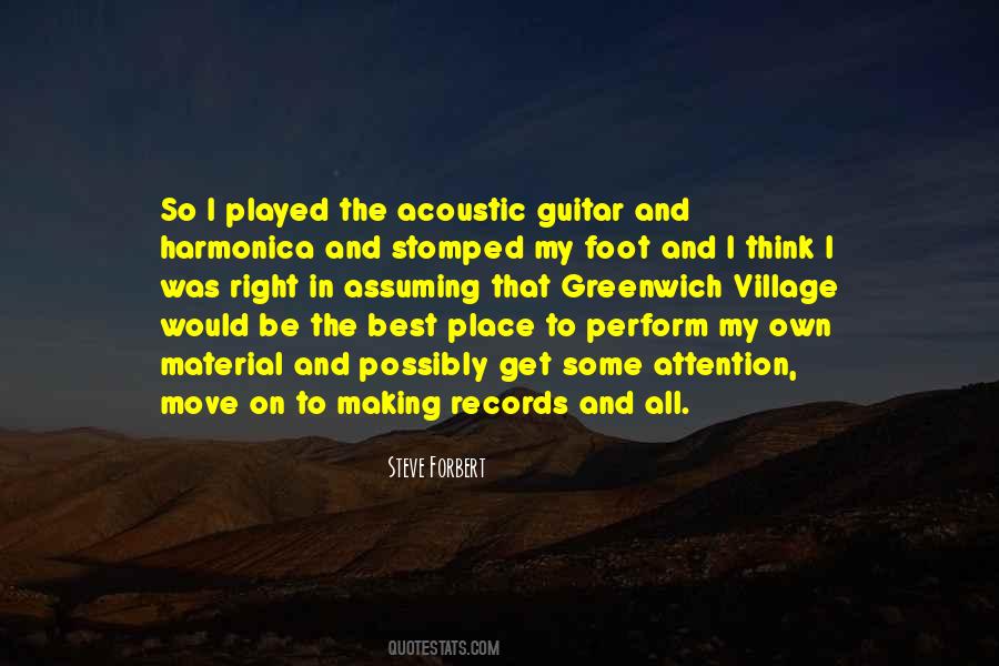 Quotes About Acoustic Guitar #1172213