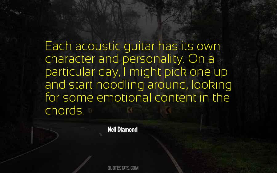 Quotes About Acoustic Guitar #351951