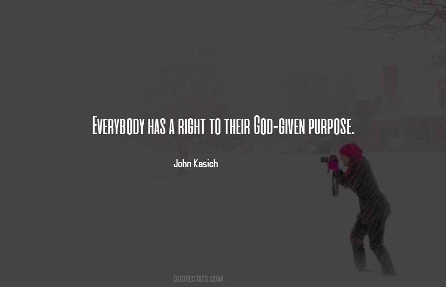 God Given Purpose Quotes #1645070