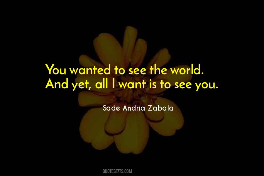 Quotes About See The World #1229463