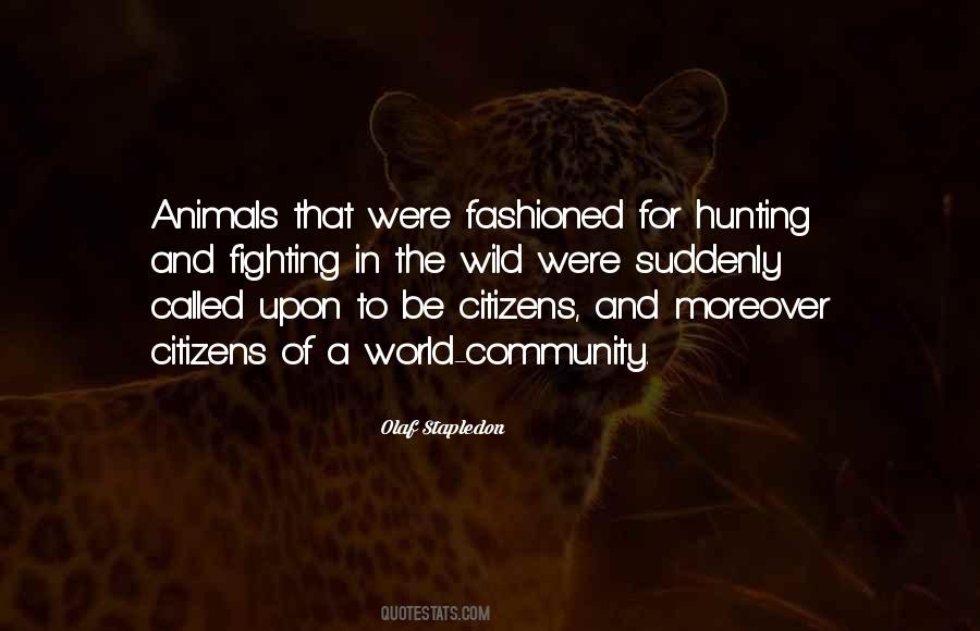 Quotes About Hunting Animals #470753
