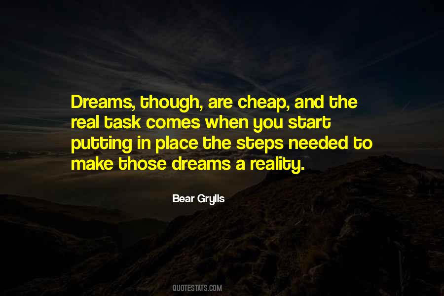 Quotes About Real Dreams #114417