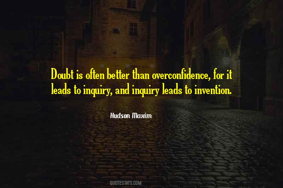 Quotes About Inquiry #1040816