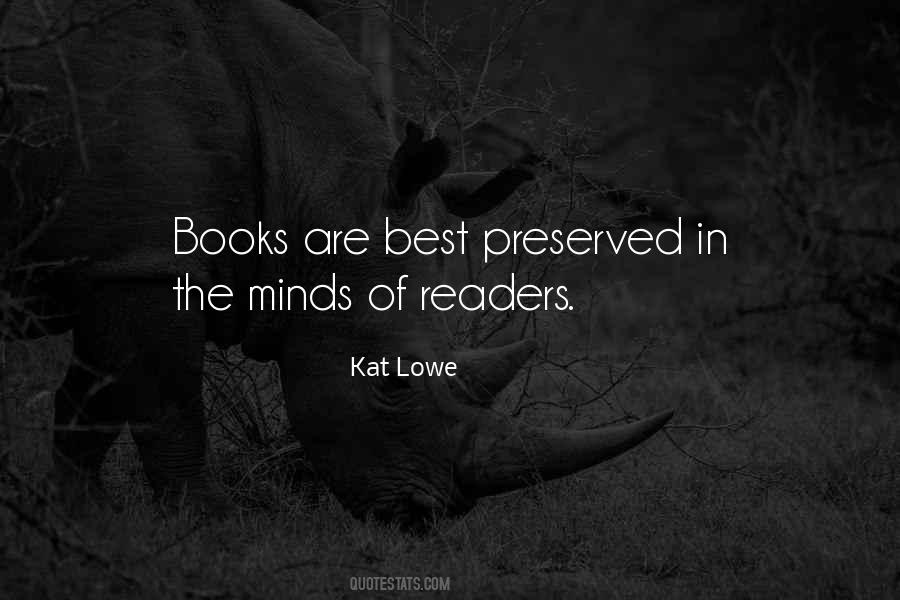 Book Preservation Quotes #1426936