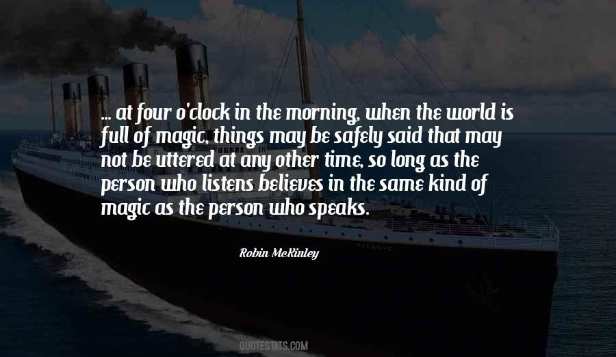 Quotes About The Morning #1840051