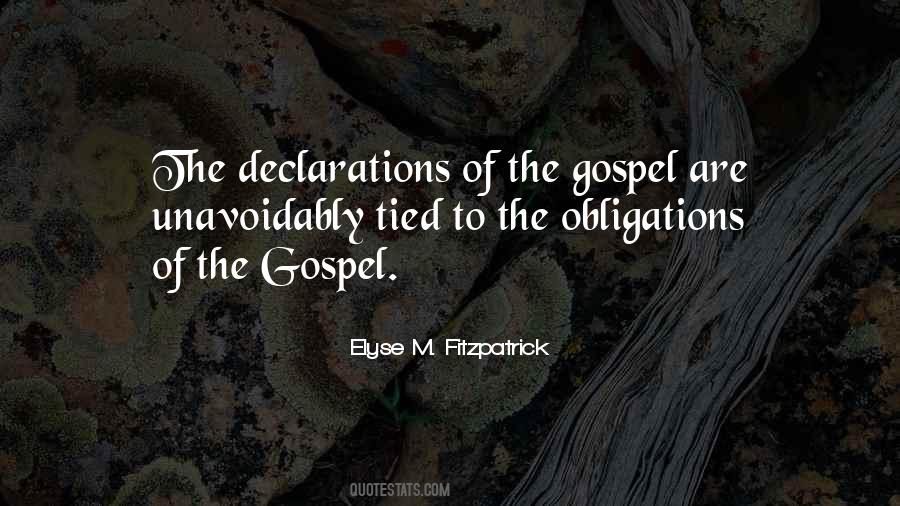 Quotes About Declarations #538514