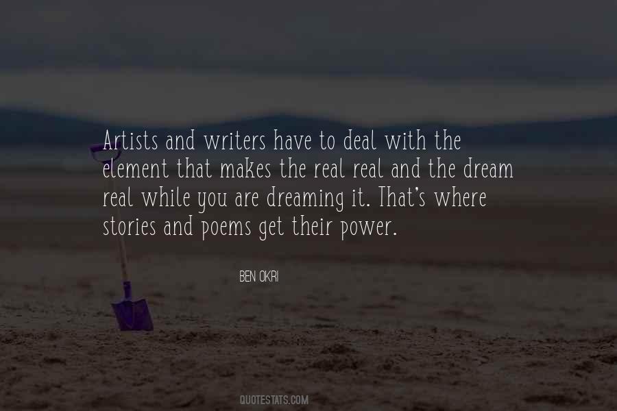 Quotes About Real Artists #1016152