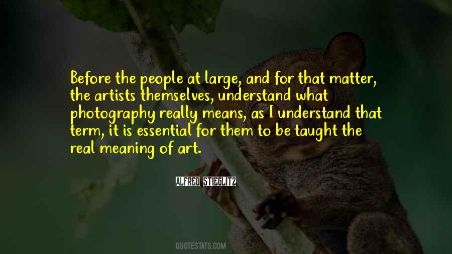 Quotes About Real Artists #1299219