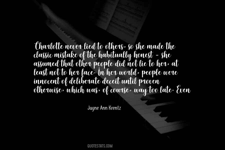 Did Not Lie Quotes #1447956