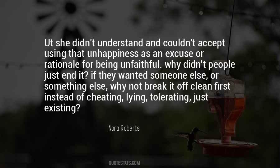 Not Cheating Quotes #1602174