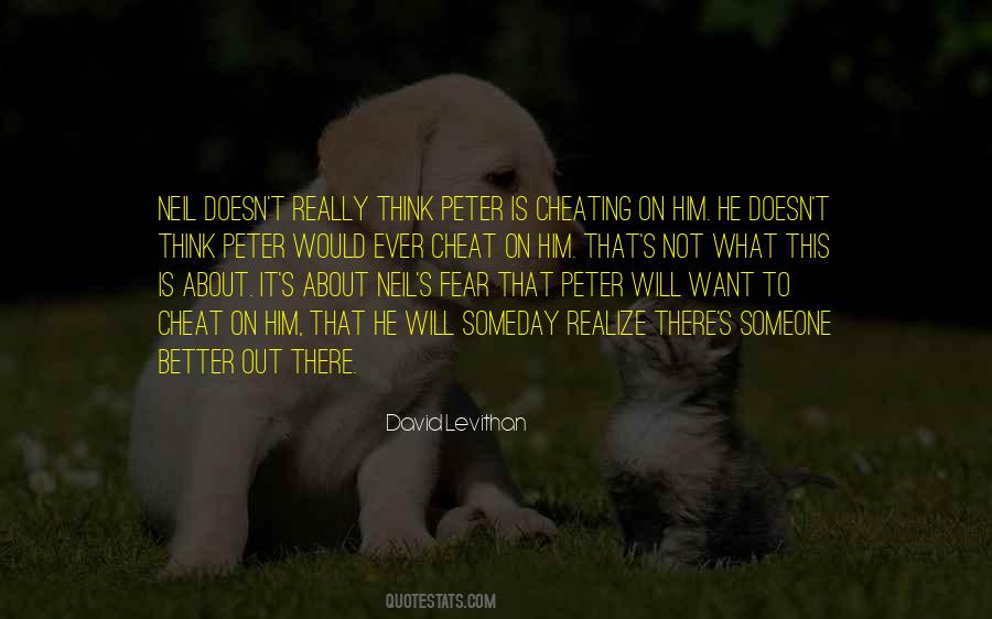 Not Cheating Quotes #1641377