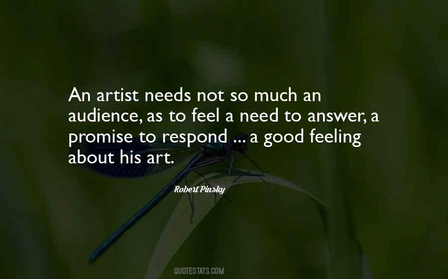 Feeling Artist Quotes #580409