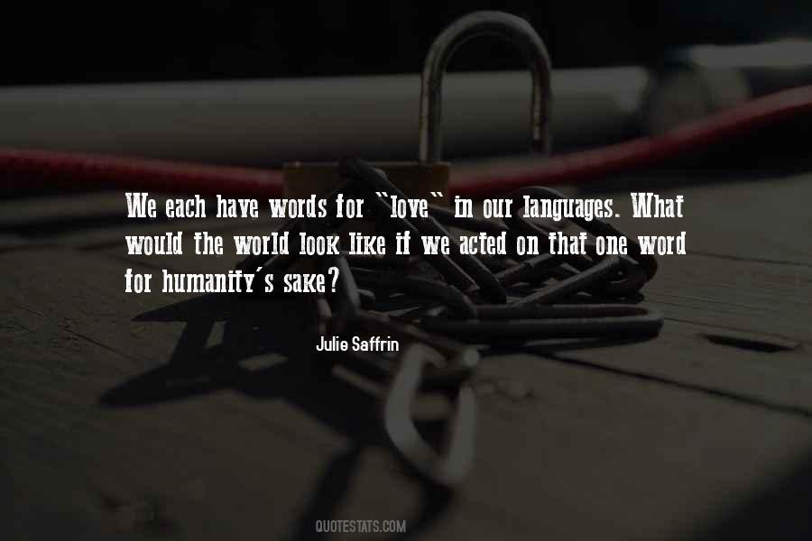 Quotes About Love For Humanity #254771
