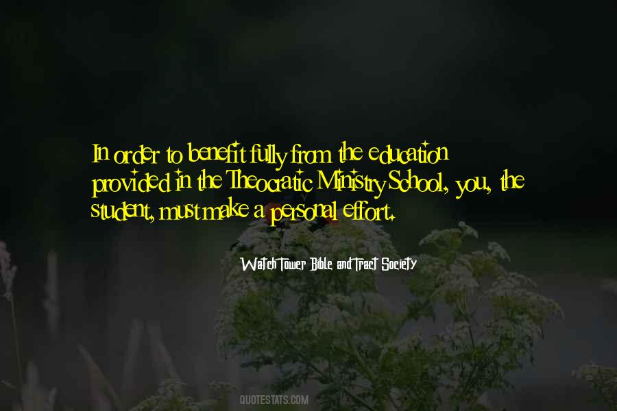 Theocratic Ministry Quotes #629400
