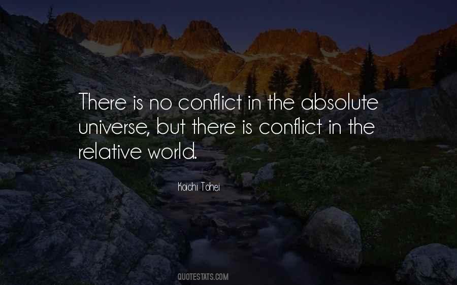 Quotes About Conflict In The World #109709