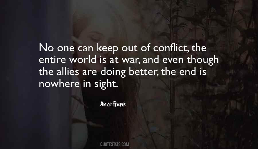 Quotes About Conflict In The World #1123453