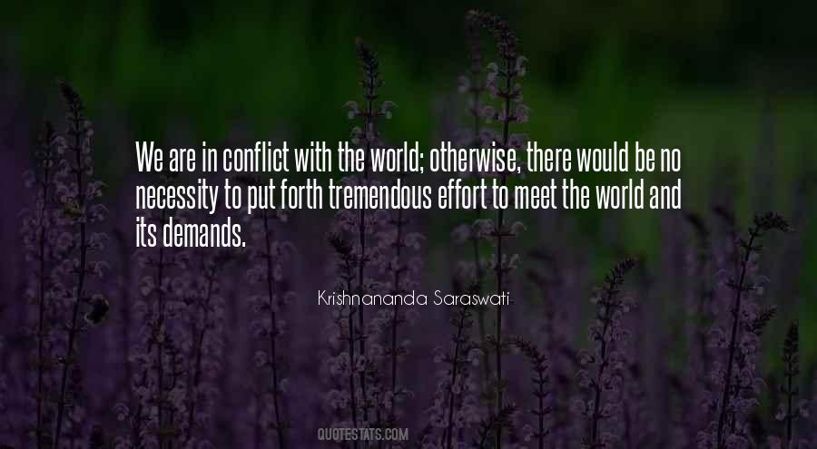 Quotes About Conflict In The World #1133339