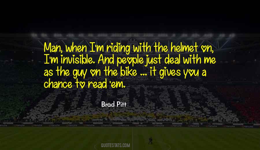 Riding Your Bike Quotes #37684