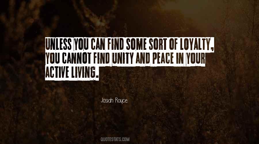 Quotes About Peace And Unity #164811